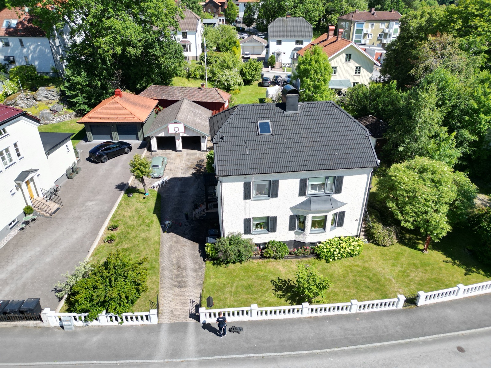 Takbyte utfört av Skantak – Nytt tak på en villa i Borås.